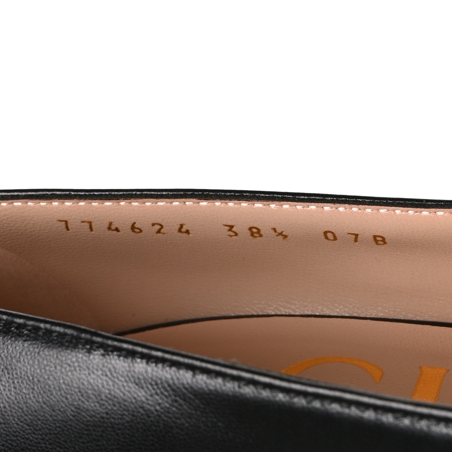 Gucci Malaga Kid Horsebit 75mm Pumps 38.5 Black