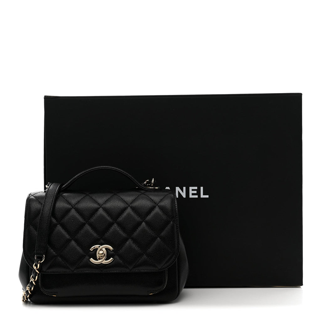 Chanel Caviar Quilted Medium Business Affinity Flap Black