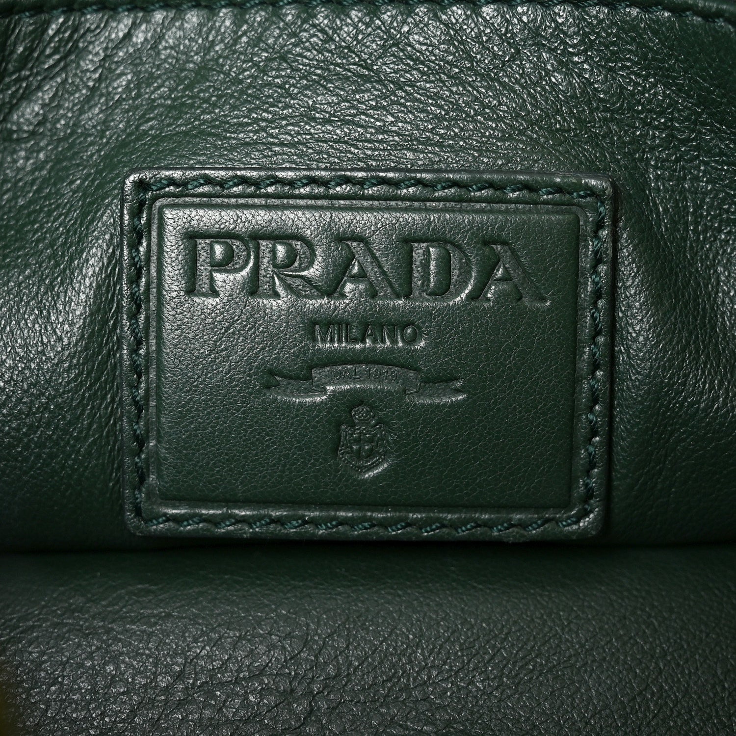 Prada Nappa Trembled Blossoms Stripes Shoulder Bag Viola Alloro