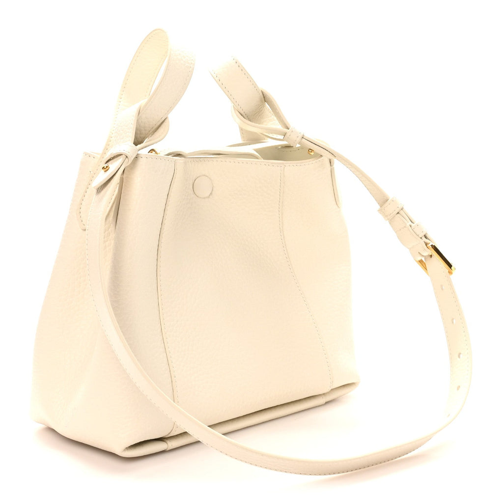 Christian Dior Calfskin Medium Signature Bucket Bag Latte
