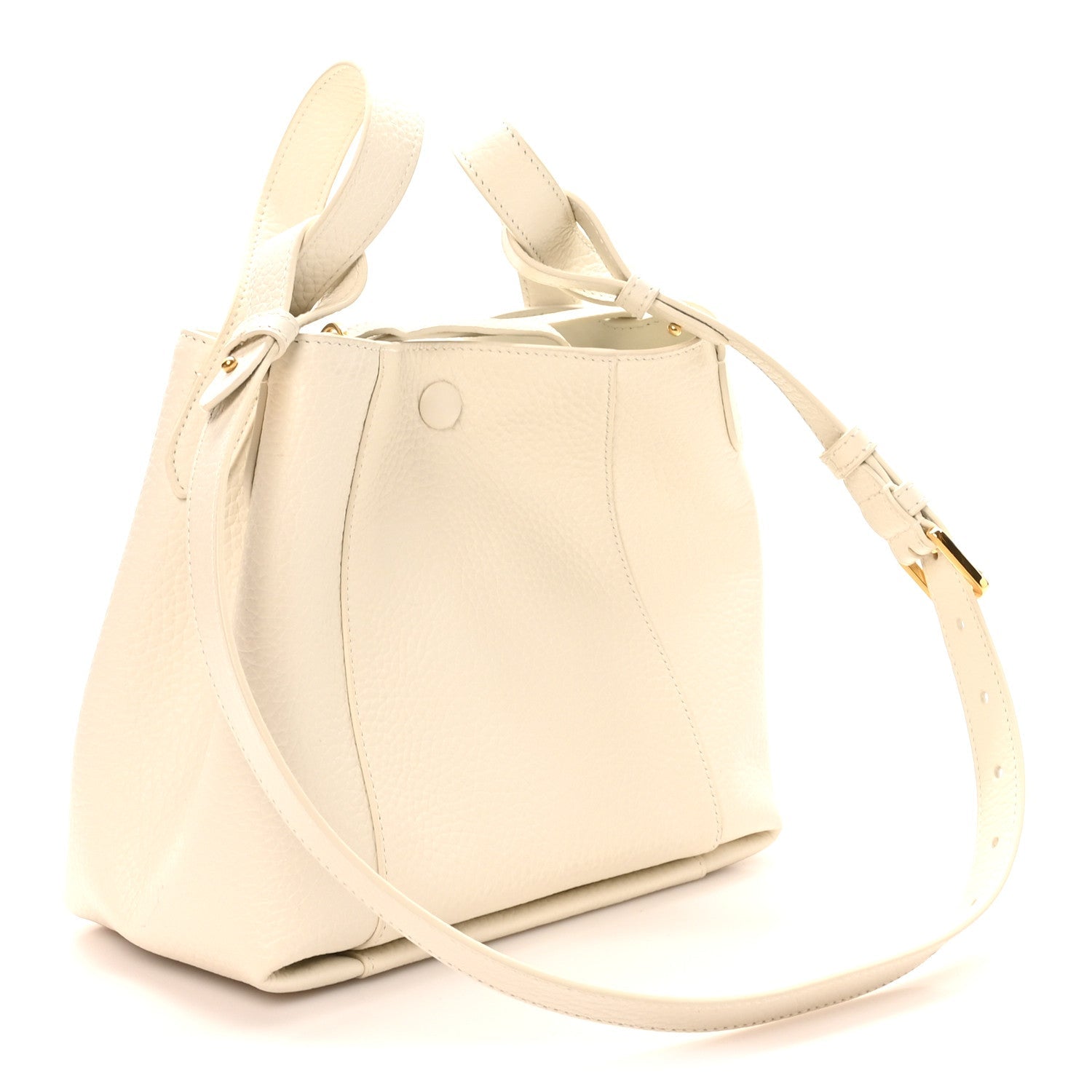 Christian Dior Calfskin Medium Signature Bucket Bag Latte
