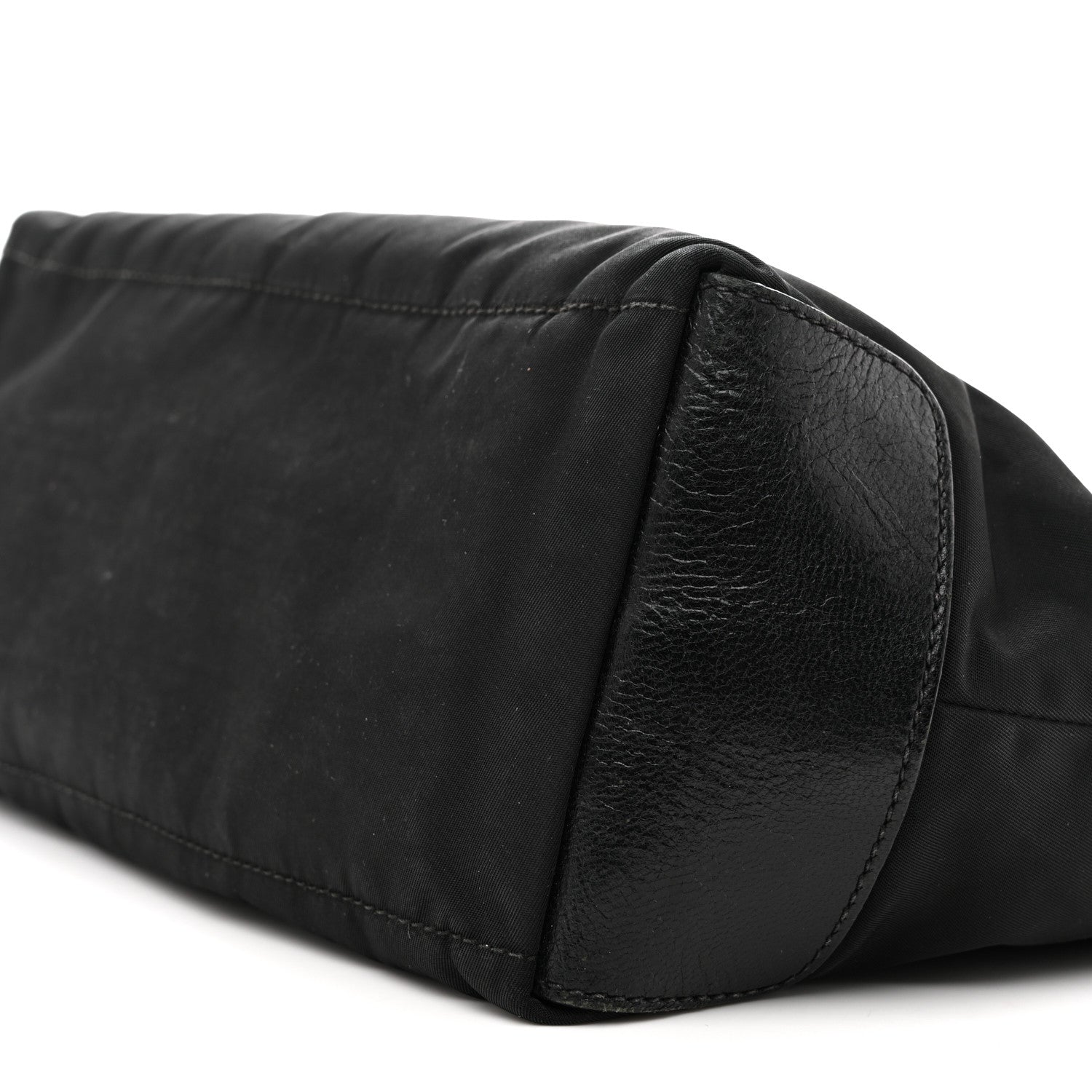 Prada Nylon Shoulder Bag  Black