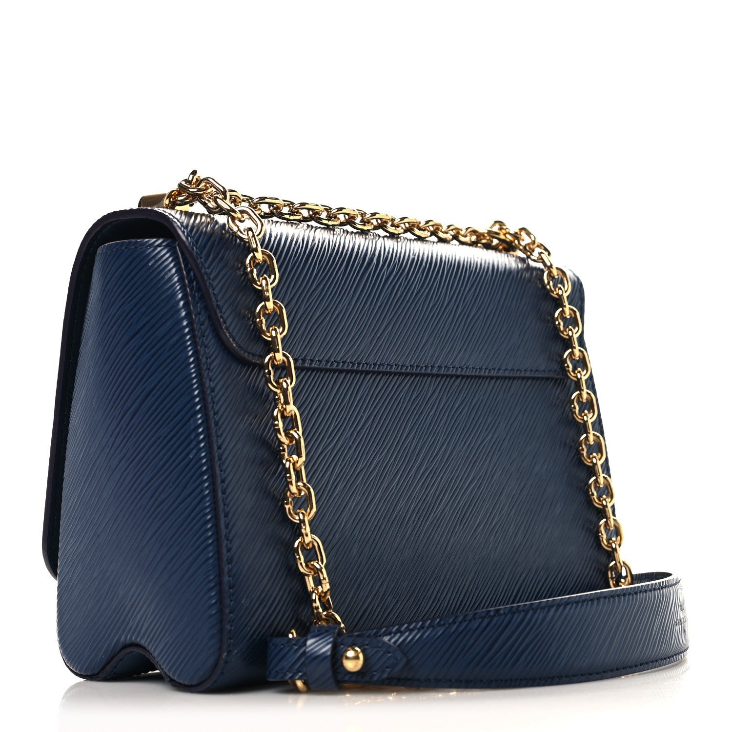 Louis Vuitton Epi Twist Shoulder Bag MM Indigo