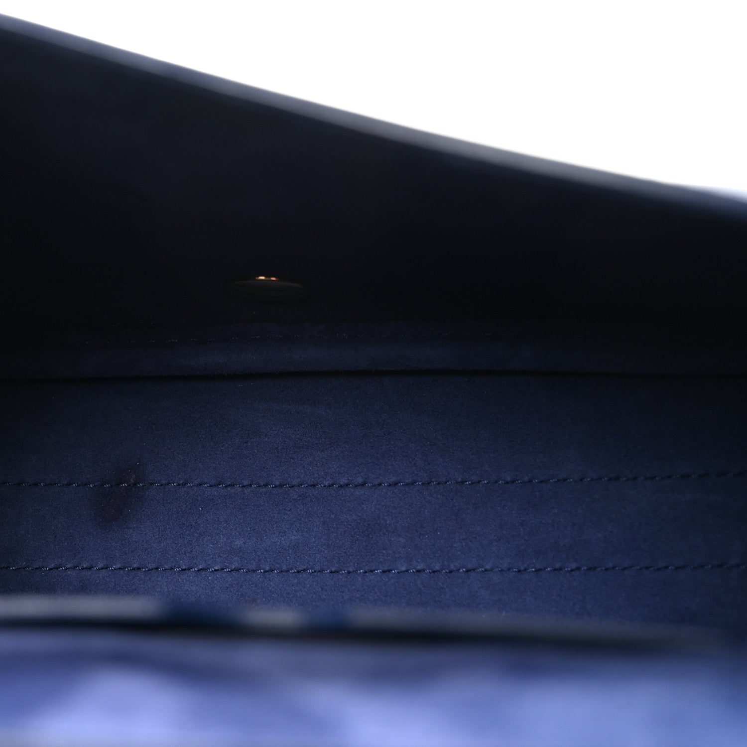 Christian Dior Box Calfskin Medium Bobby Flap Blue