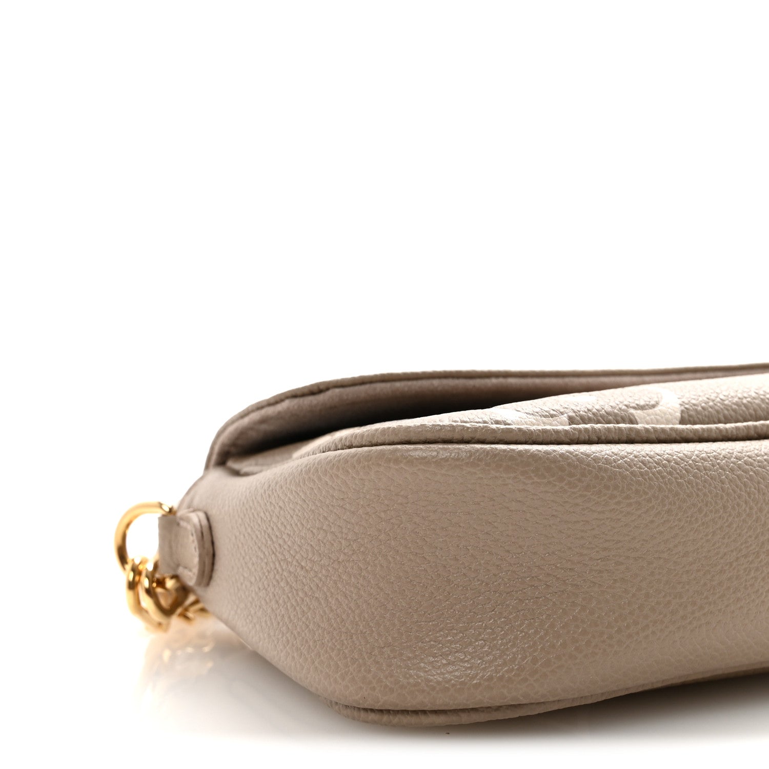 Louis Vuitton Empreinte Monogram Giant Ivy Wallet On Chain Tourterelle Creme