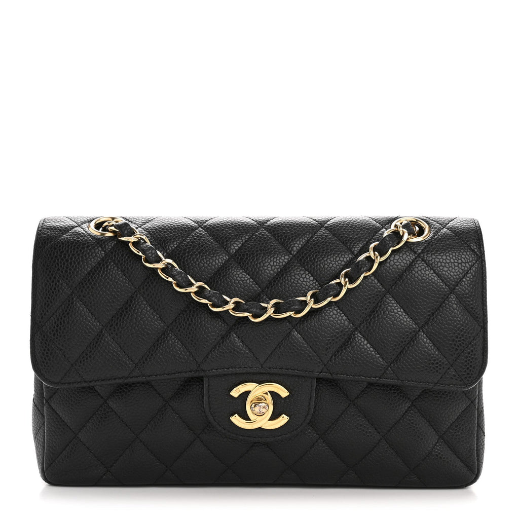 Chanel Caviar Quilted Small Double Flap Black