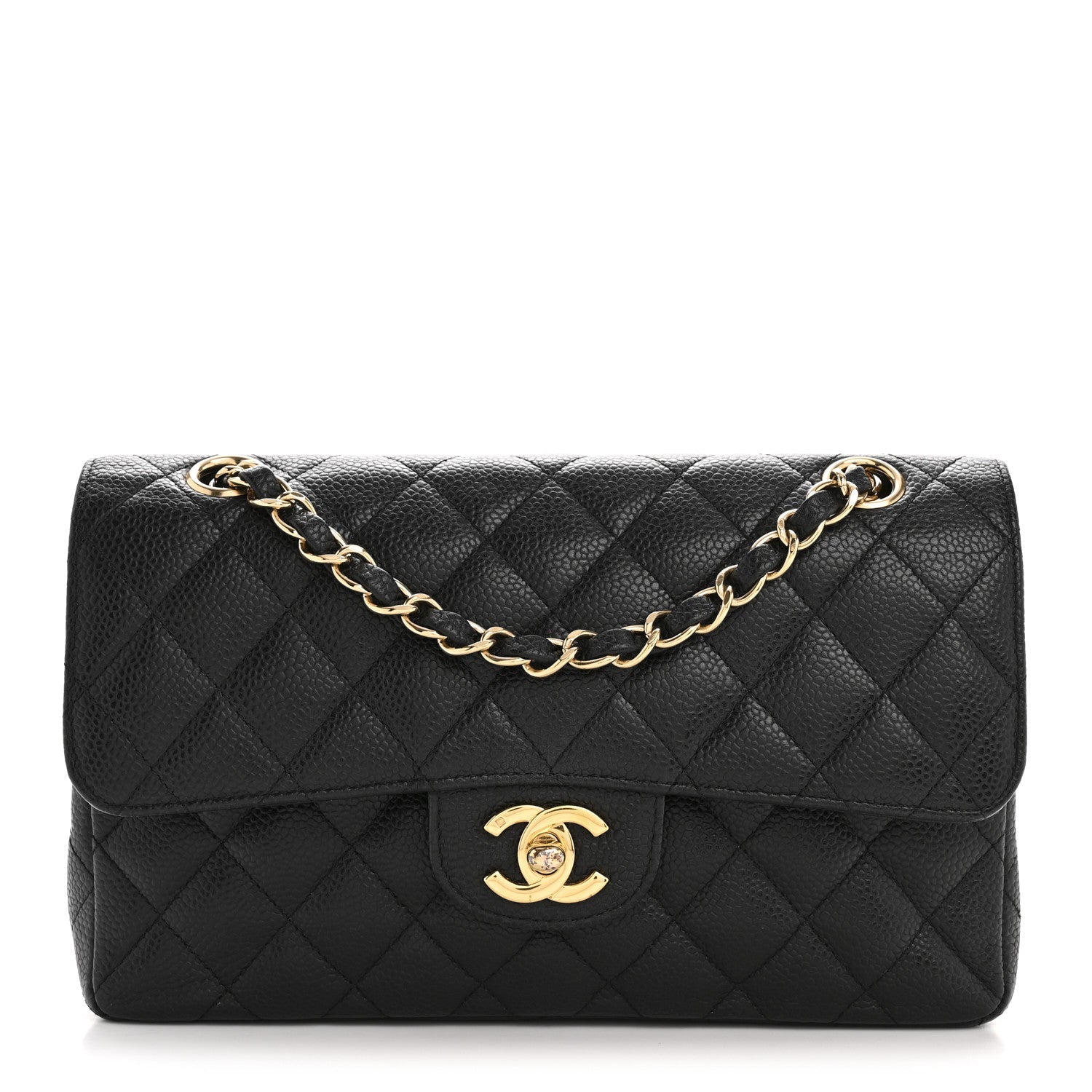 Chanel Caviar Quilted Small Double Flap Black