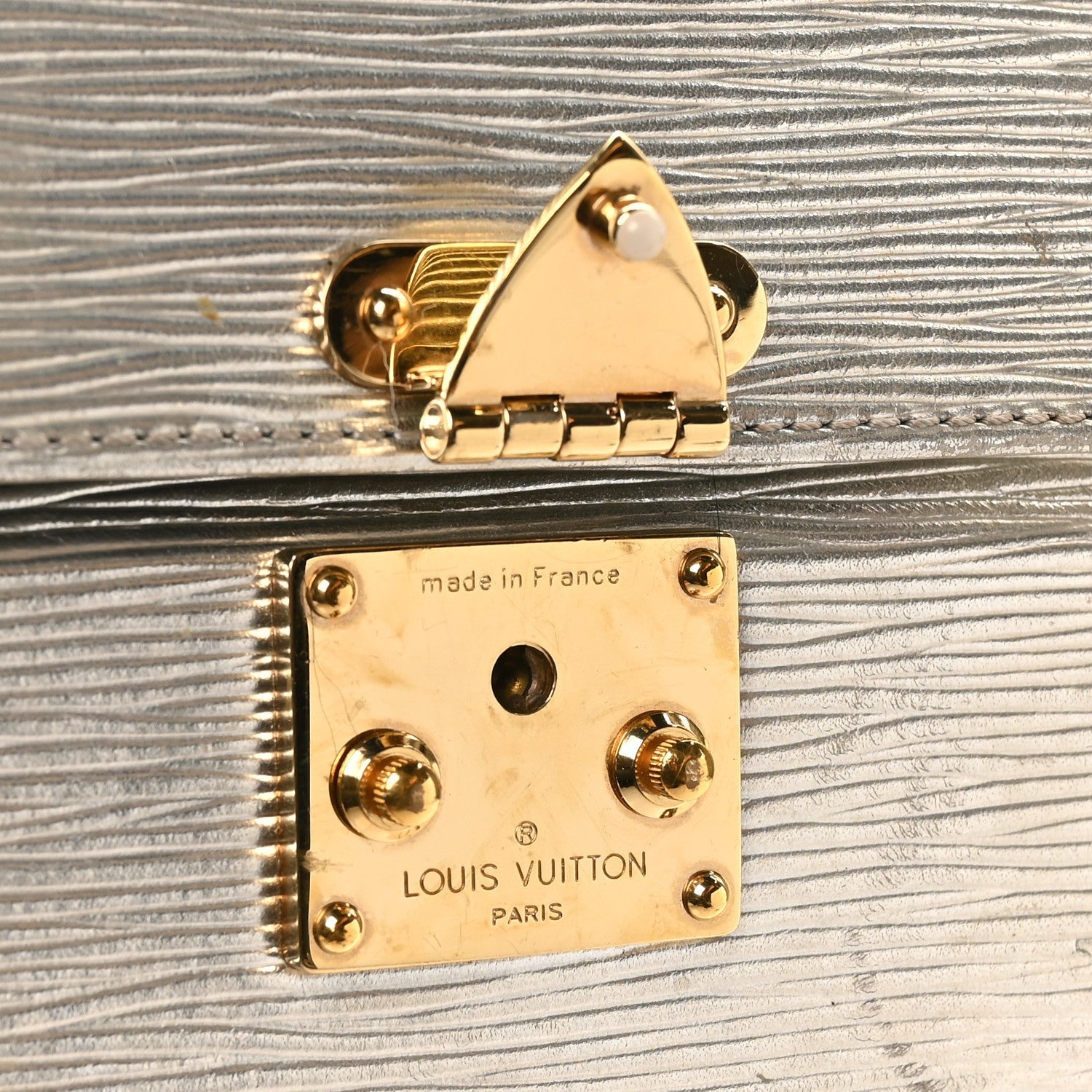 Louis Vuitton Metallic Epi Galaxia Silver