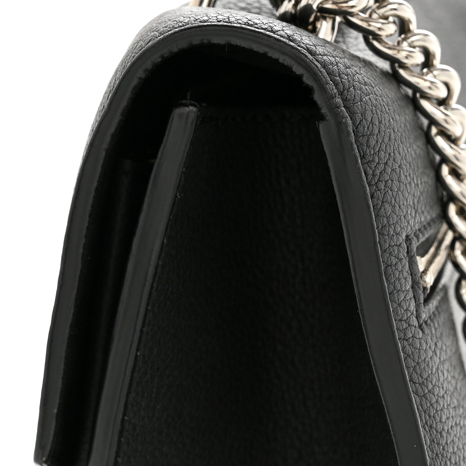 Louis Vuitton Soft Calfskin My Lockme Chain Bag BB Black