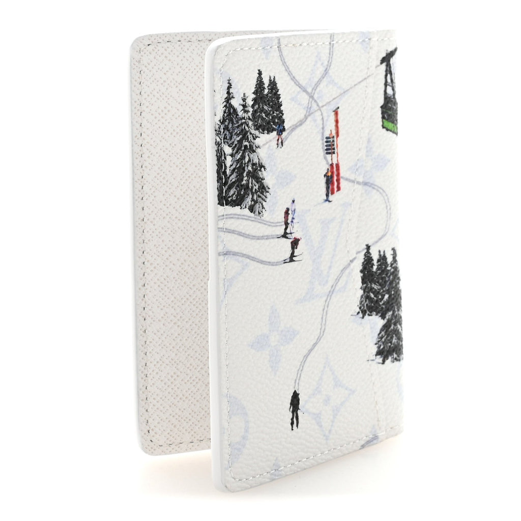 Louis Vuitton Monogram Sports Passport Cover Ski White
