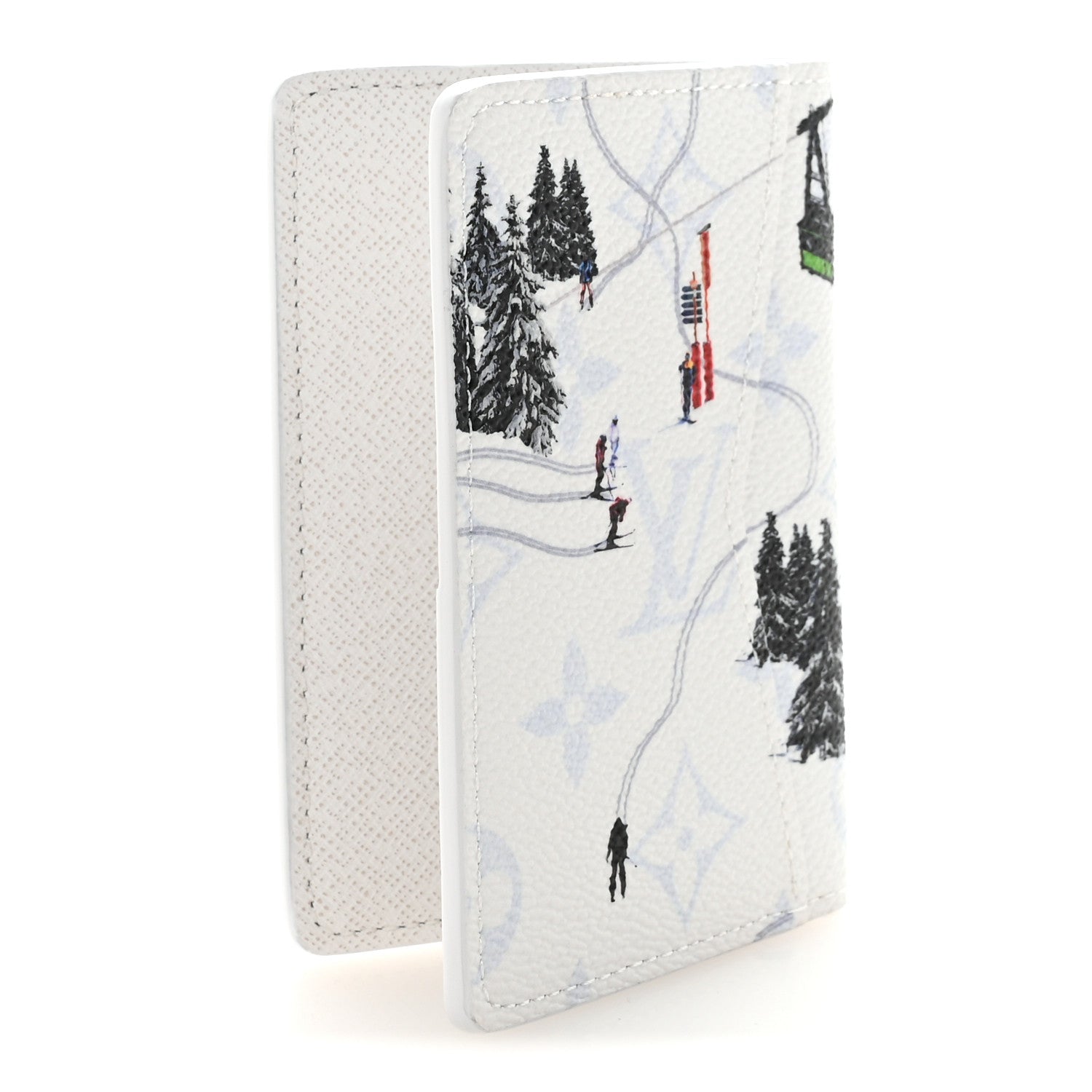 Louis Vuitton Monogram Sports Passport Cover Ski White
