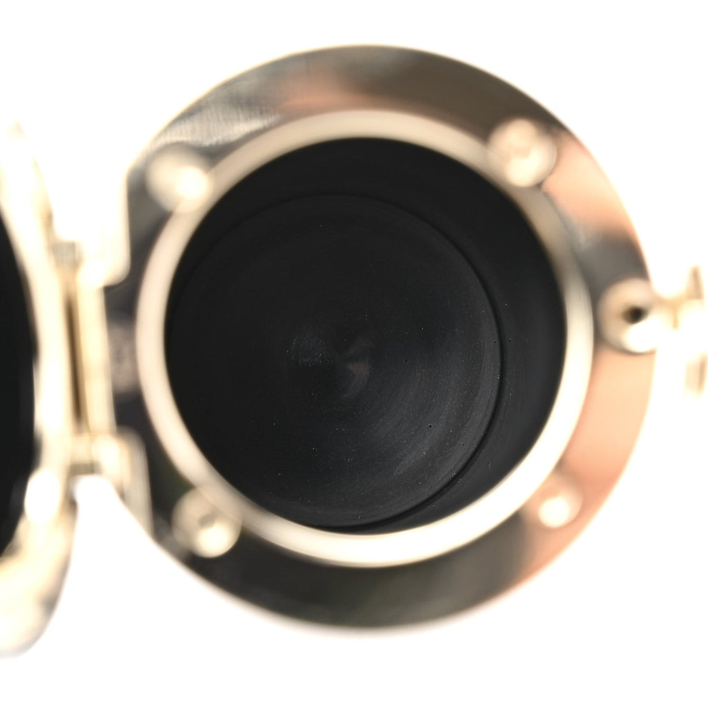 Chanel Metal Resin Lambskin Crystal Lipstick Case Long Necklace On Chain Silver Black Gold