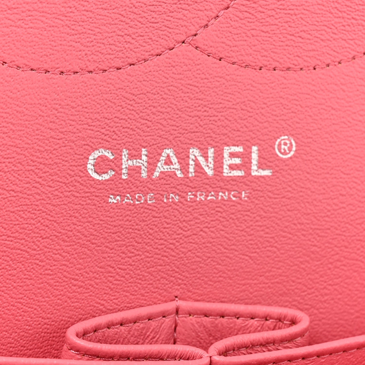Chanel Lambskin Quilted Jumbo Double Flap Pink