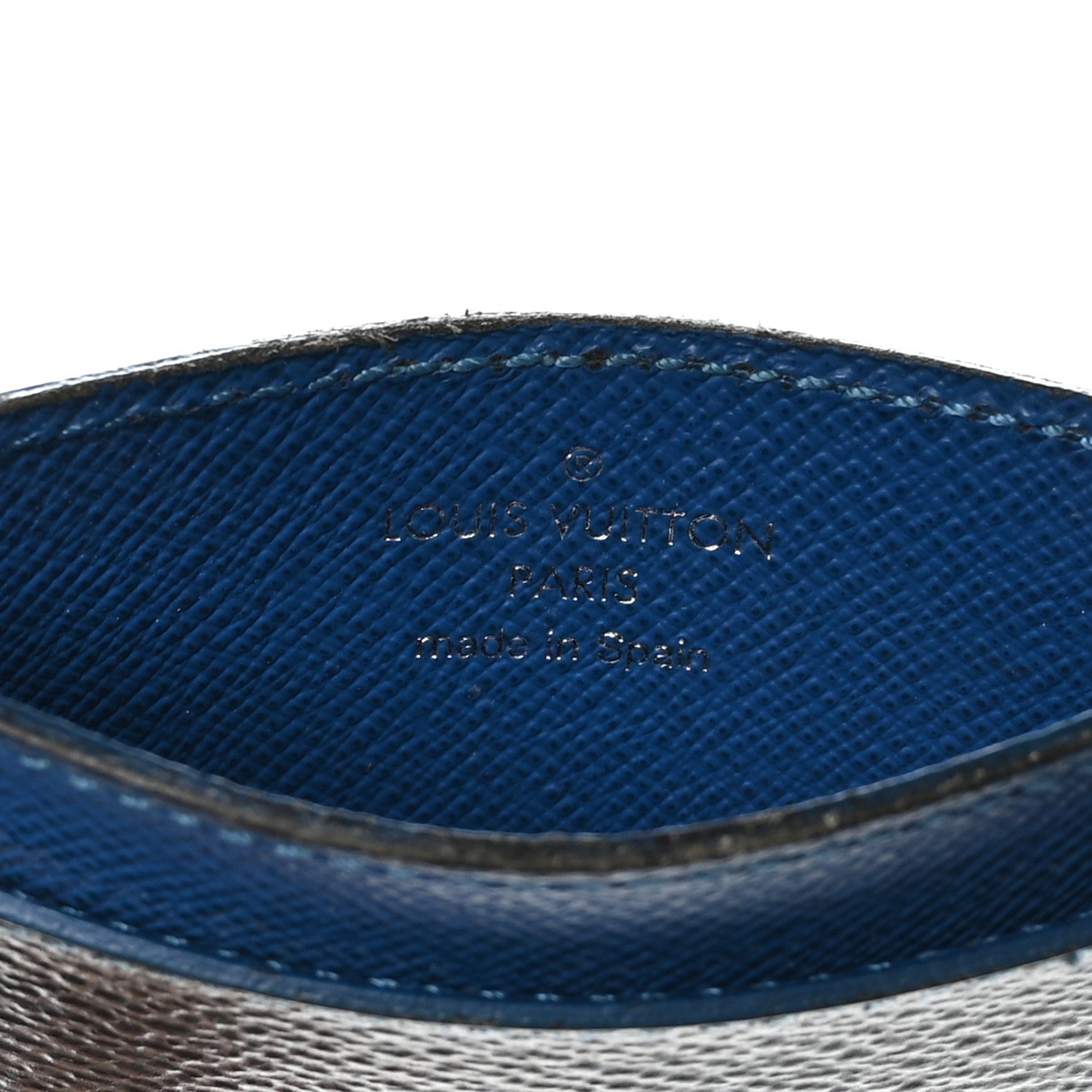 Louis Vuitton Damier Graphite Card Holder Blue