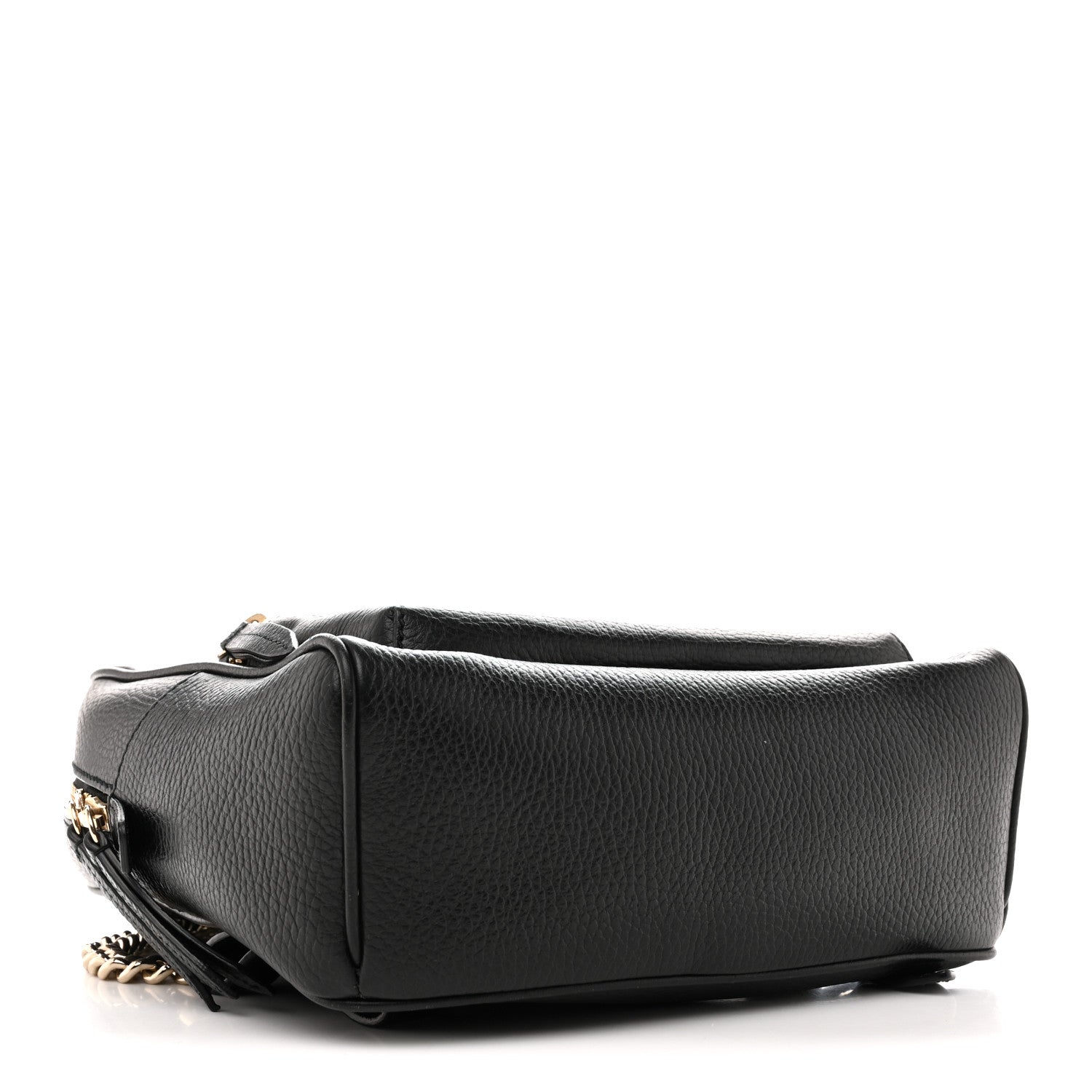 Gucci Pebbled Calfskin Soho Chain Backpack Black