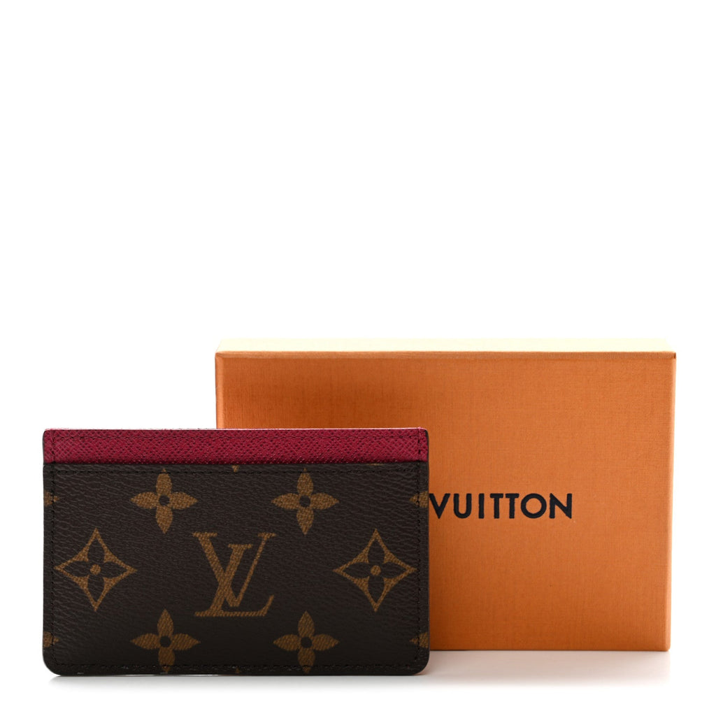 Louis Vuitton Monogram Card Holder Fuchsia