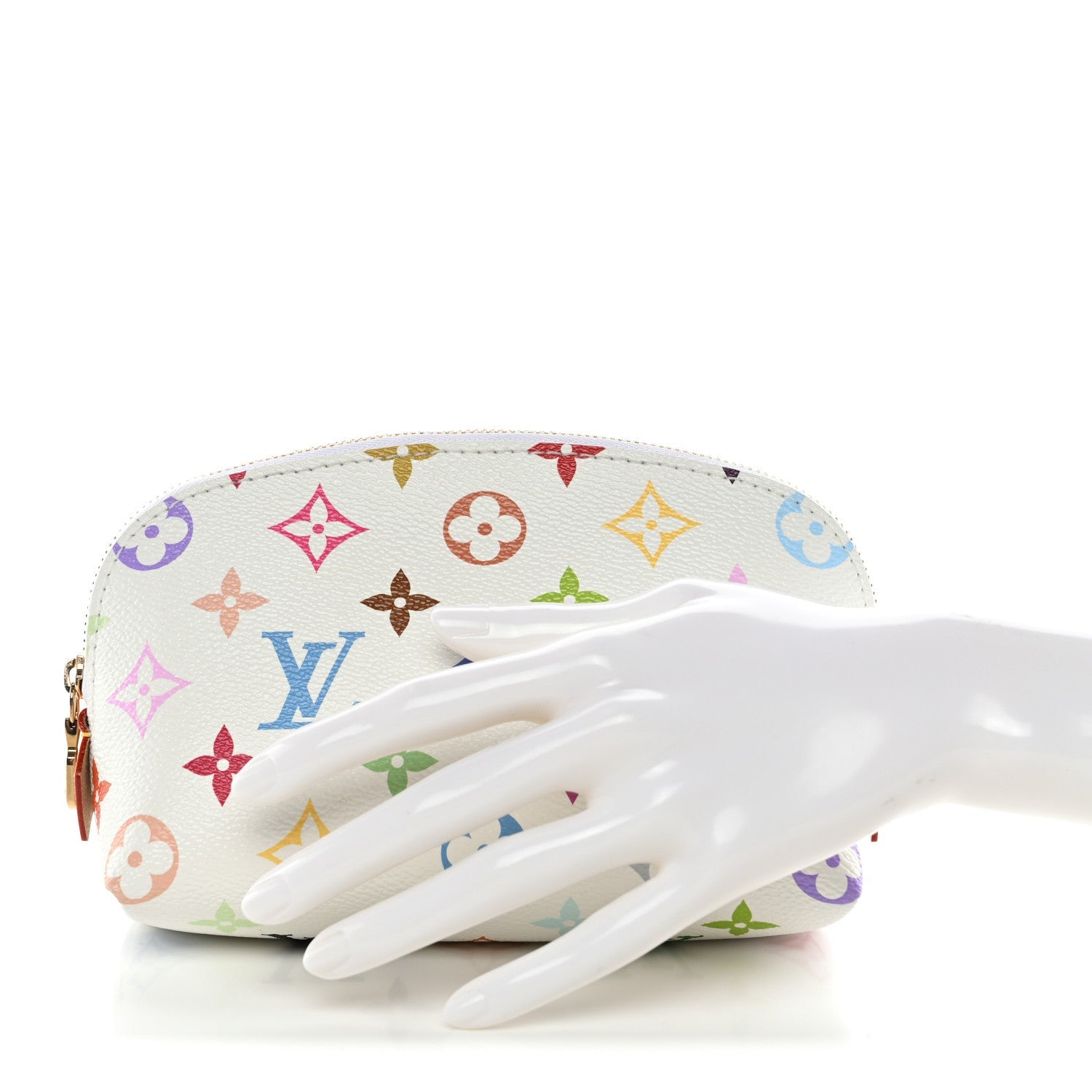 Louis Vuitton LV X TM Monogram Multicolor Cosmetic Pouch PM White