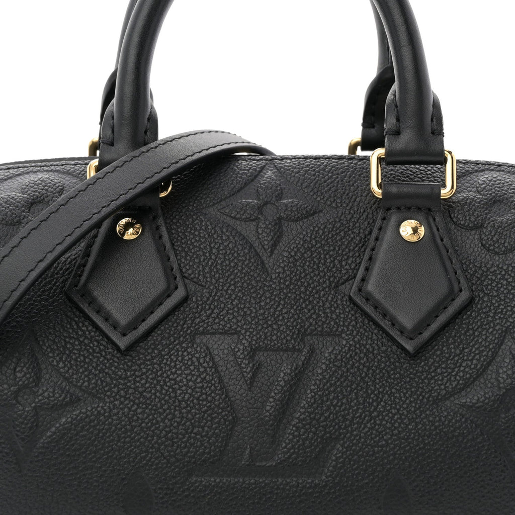 Louis Vuitton Empreinte Monogram Giant Speedy Bandouliere 20 Black