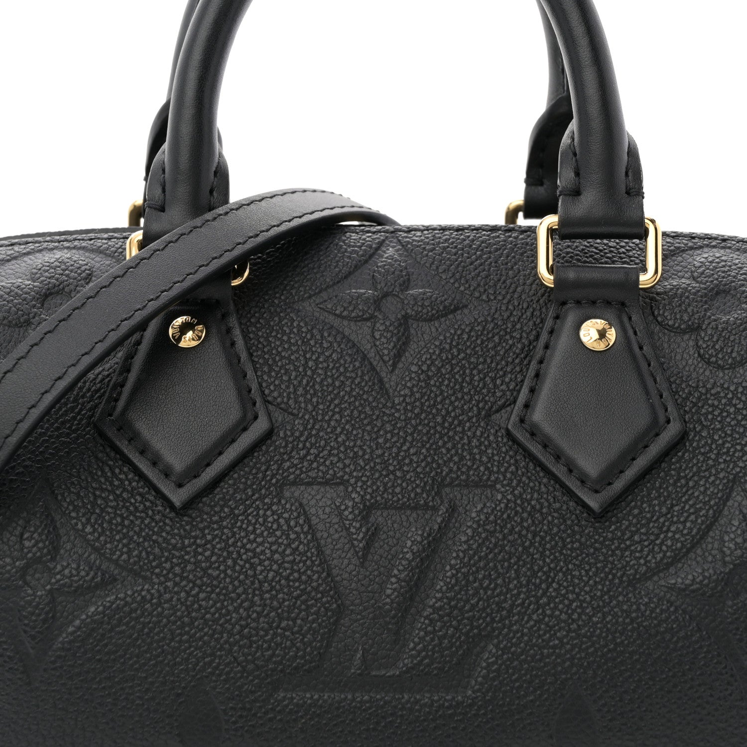 Louis Vuitton Empreinte Monogram Giant Speedy Bandouliere 20 Black