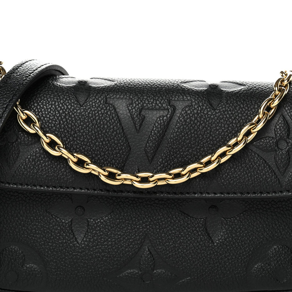 Louis Vuitton Empreinte Monogram Giant Ivy Wallet On Chain Black