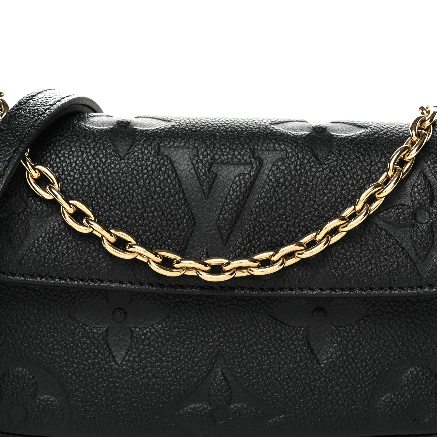 Louis Vuitton Empreinte Monogram Giant Ivy Wallet On Chain Black