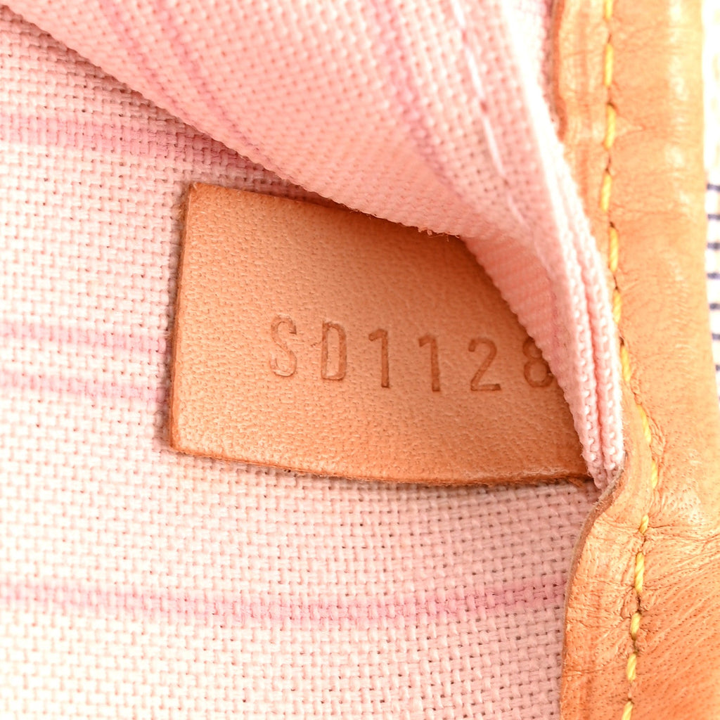 Louis Vuitton Damier Azur Neo Neverful lMM Rose Ballerine