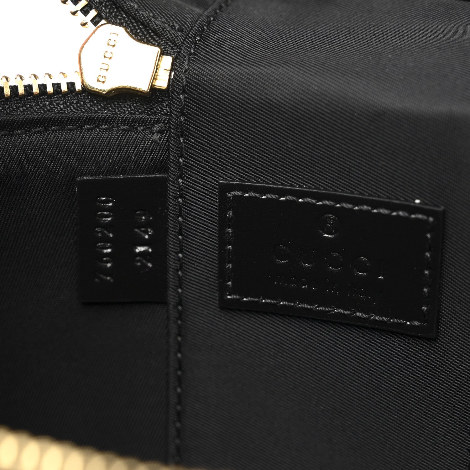 Gucci Calfskin Mini Bamboo Top Handle Shoulder Bag Black