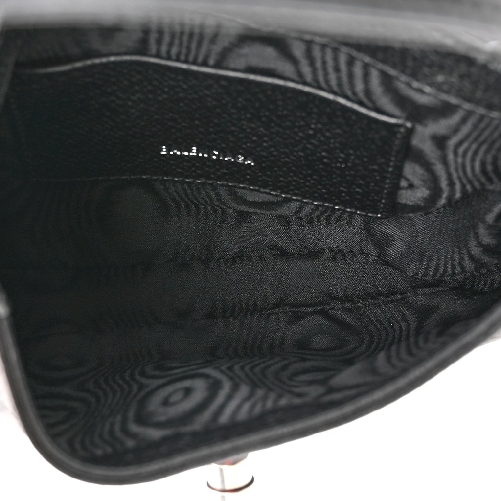 Gucci X BALENCIAGA BB Monogram Calfskin Web Mini Jackie 1961 Hobo Black
