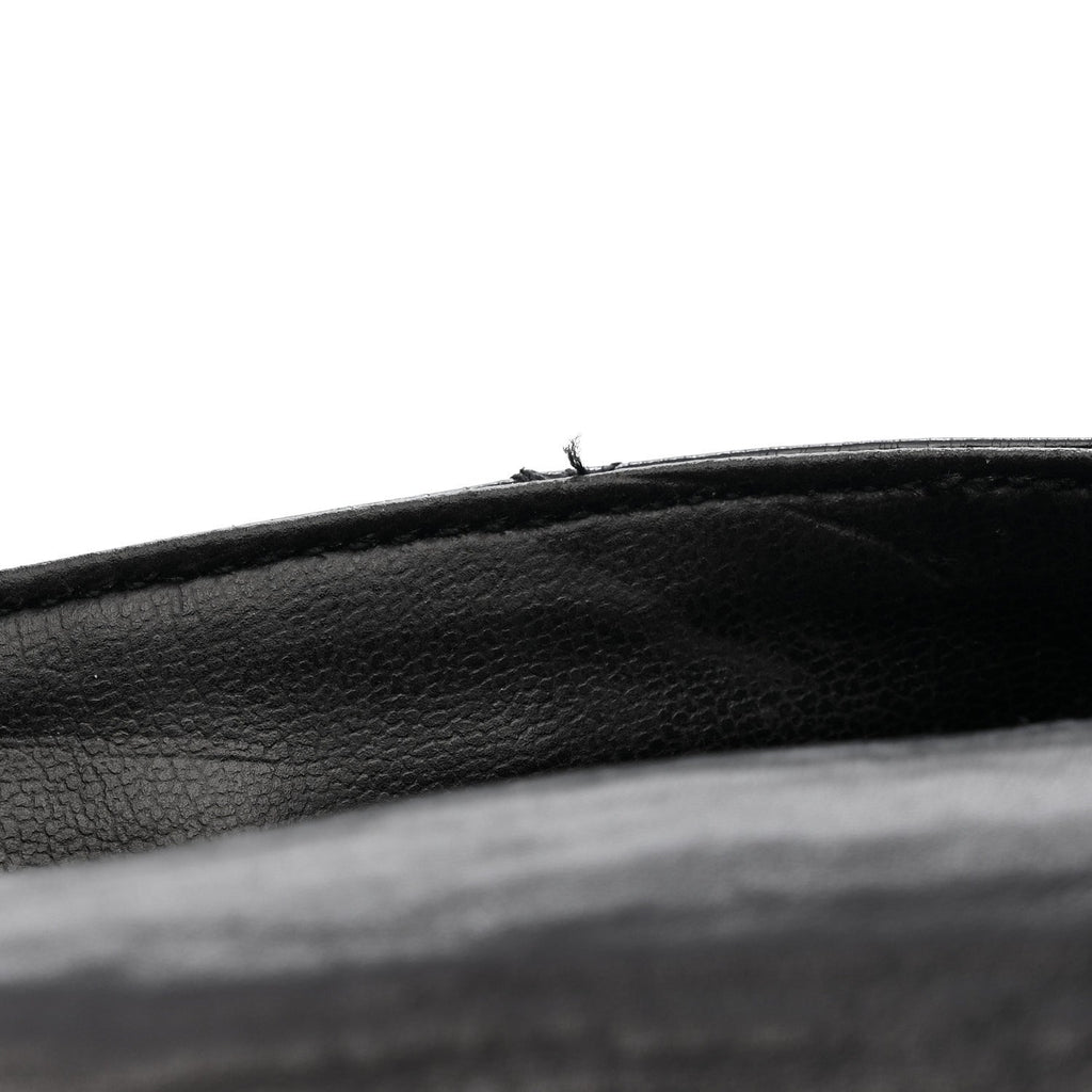 Chanel Patent Flap Waist Belt Bag Black