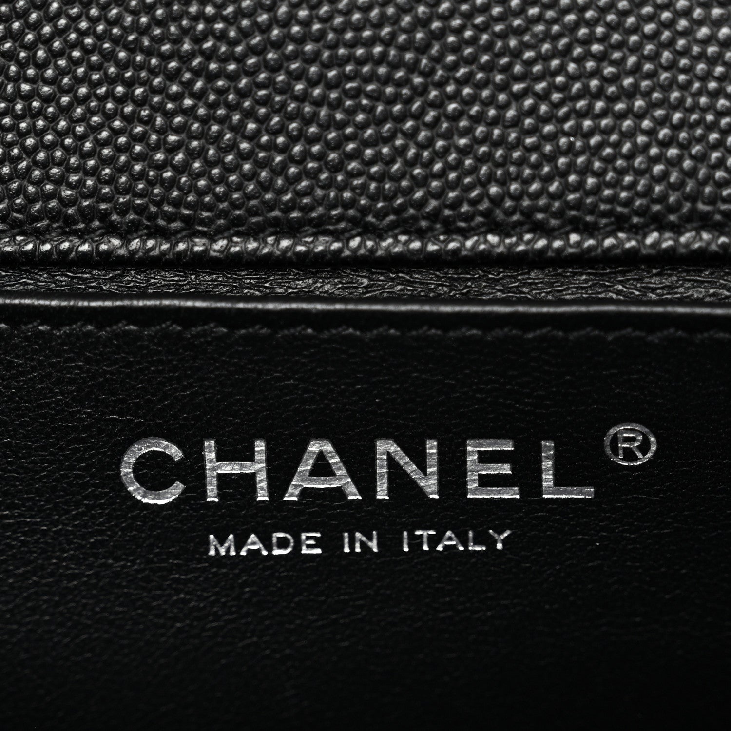 Chanel Caviar Quilted Medium Boy Flap Black