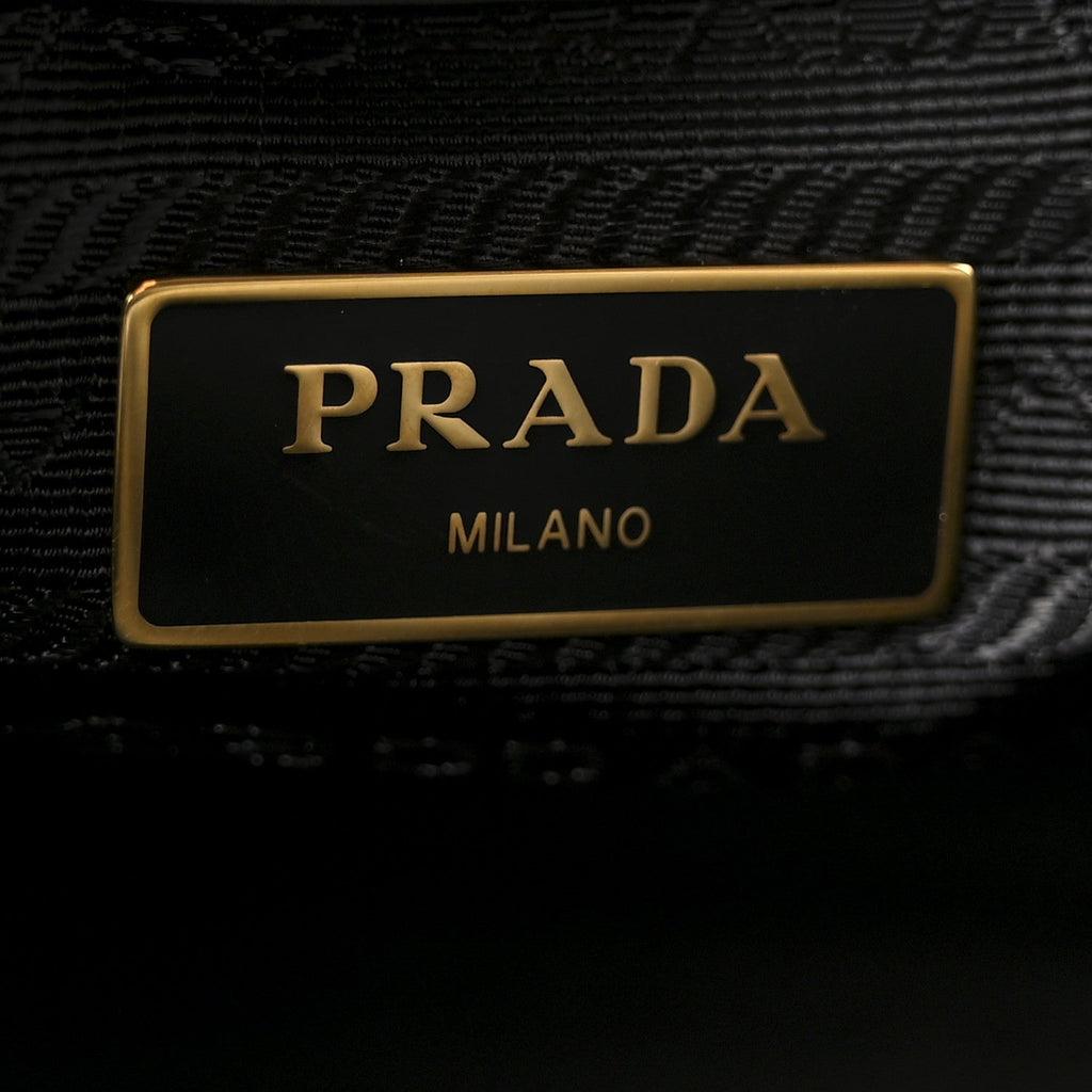Prada Saffiano Soft Calfskin Tote Black