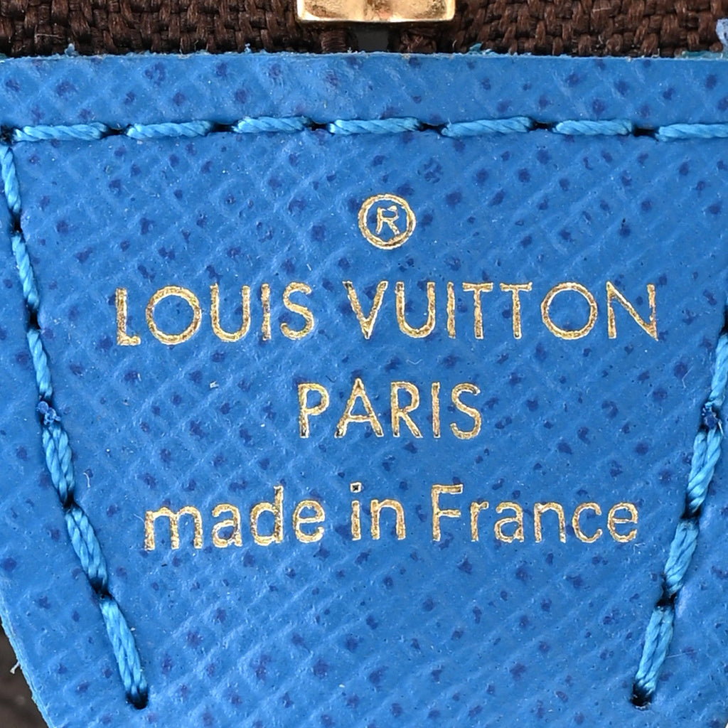 Louis Vuitton Monogram 2019 Christmas Animation Mini Venice Pochette Accessories Blue