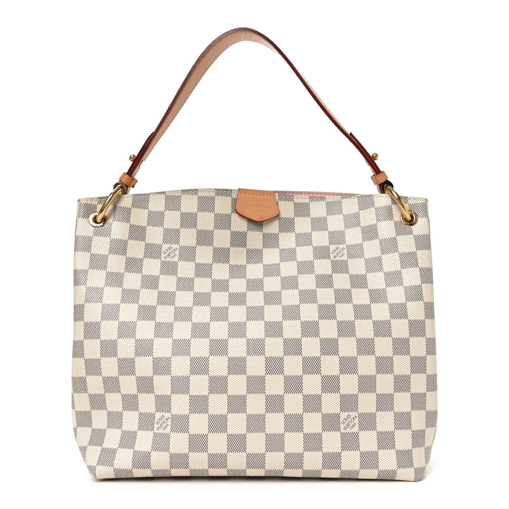 Louis Vuitton Damier Azur Graceful PM Rose Ballerine