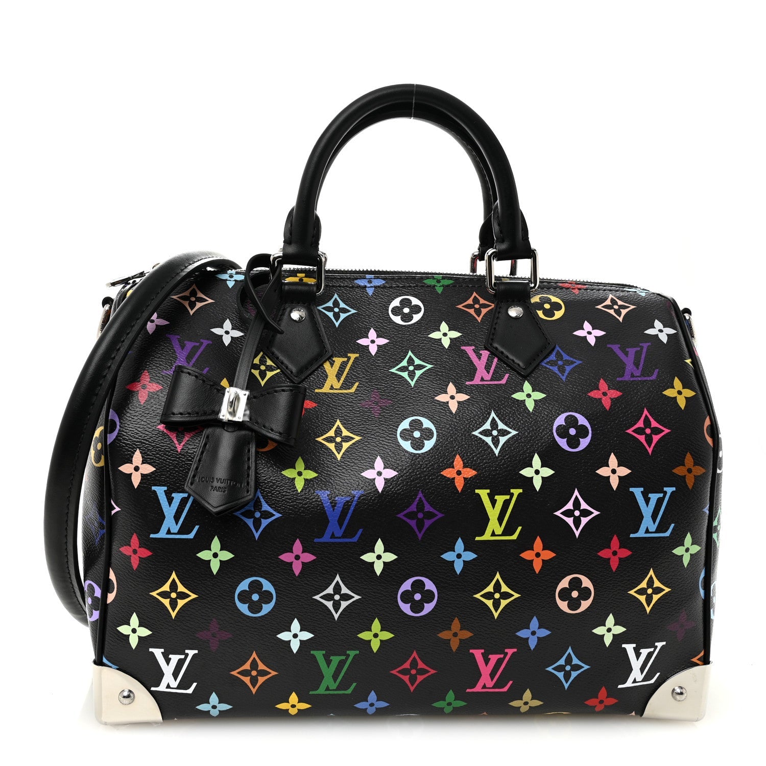 Louis Vuitton LV X TM Monogram Multicolor Speedy Soft 30 Black