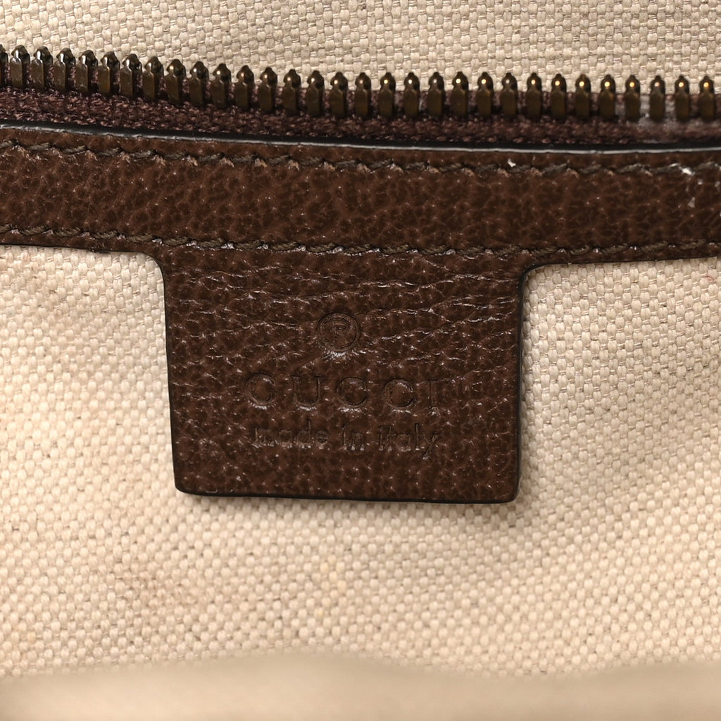 Gucci GG Supreme Monogram Medium Ophidia Day Backpack Brown