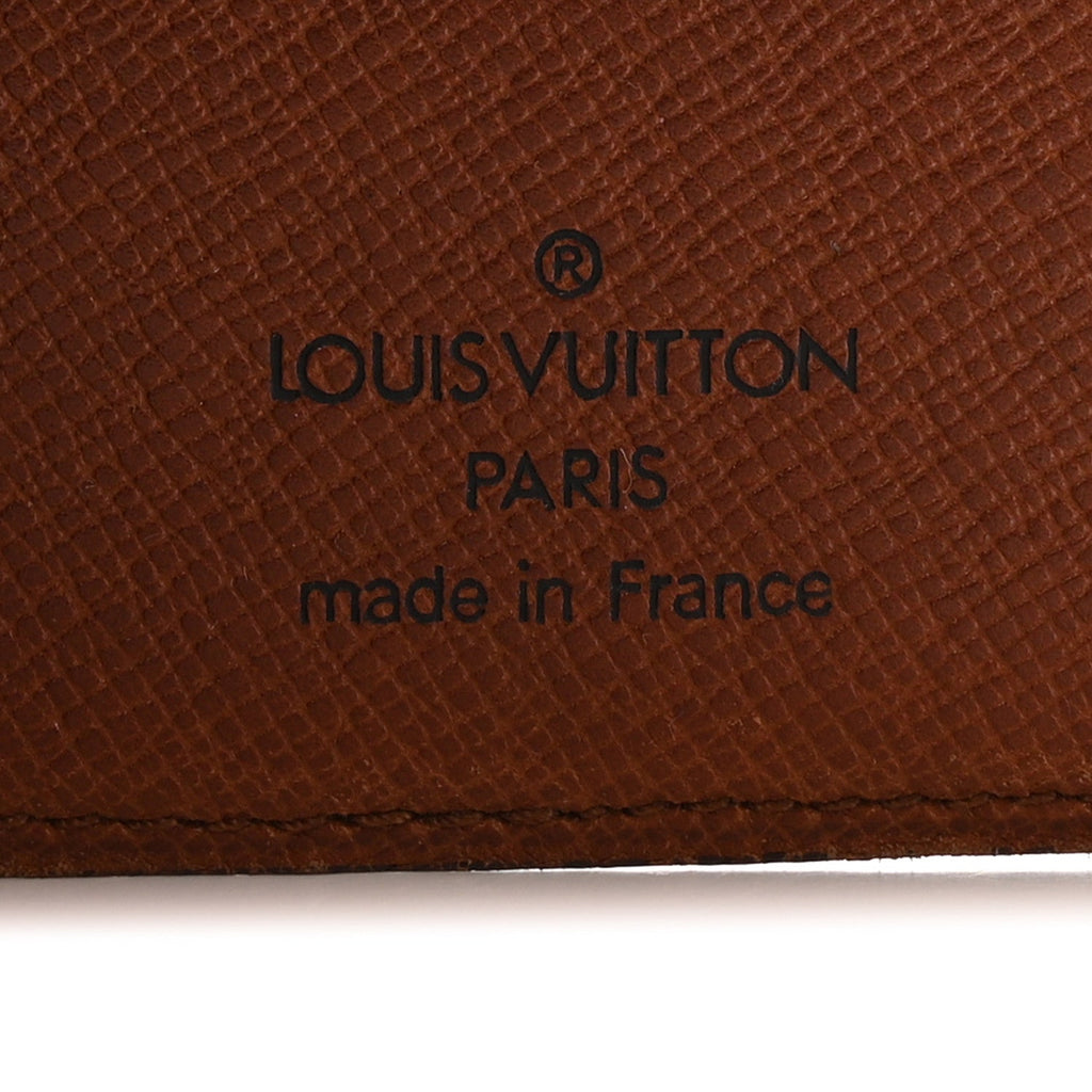 Louis Vuitton Monogram Pocket Agenda Cover