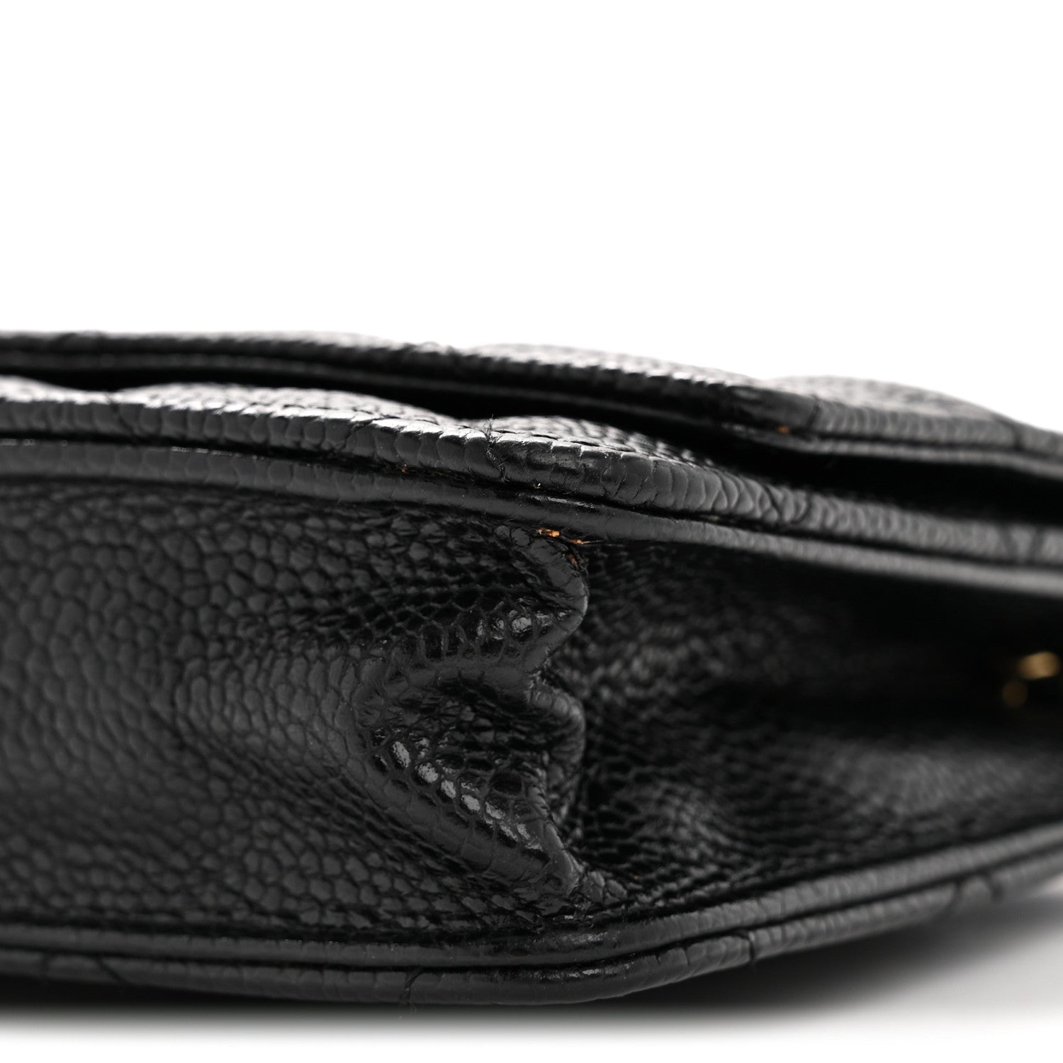 Chanel Caviar Quilted Wallet on Chain WOC Black