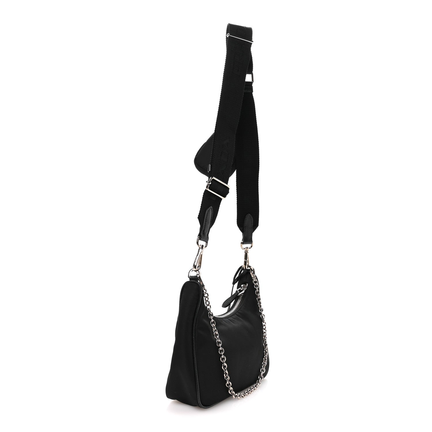 Prada Nylon Re-Edition 2005 Shoulder Bag Black