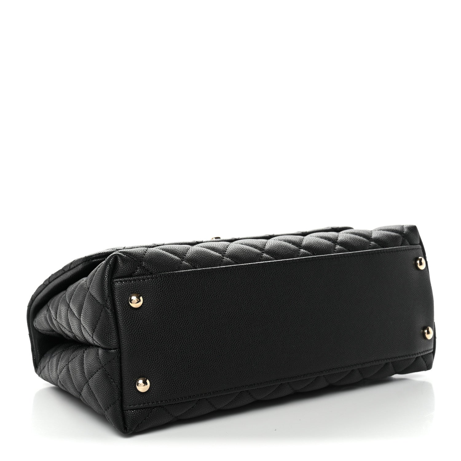 Chanel Caviar Quilted Small Coco Handle Flap Black