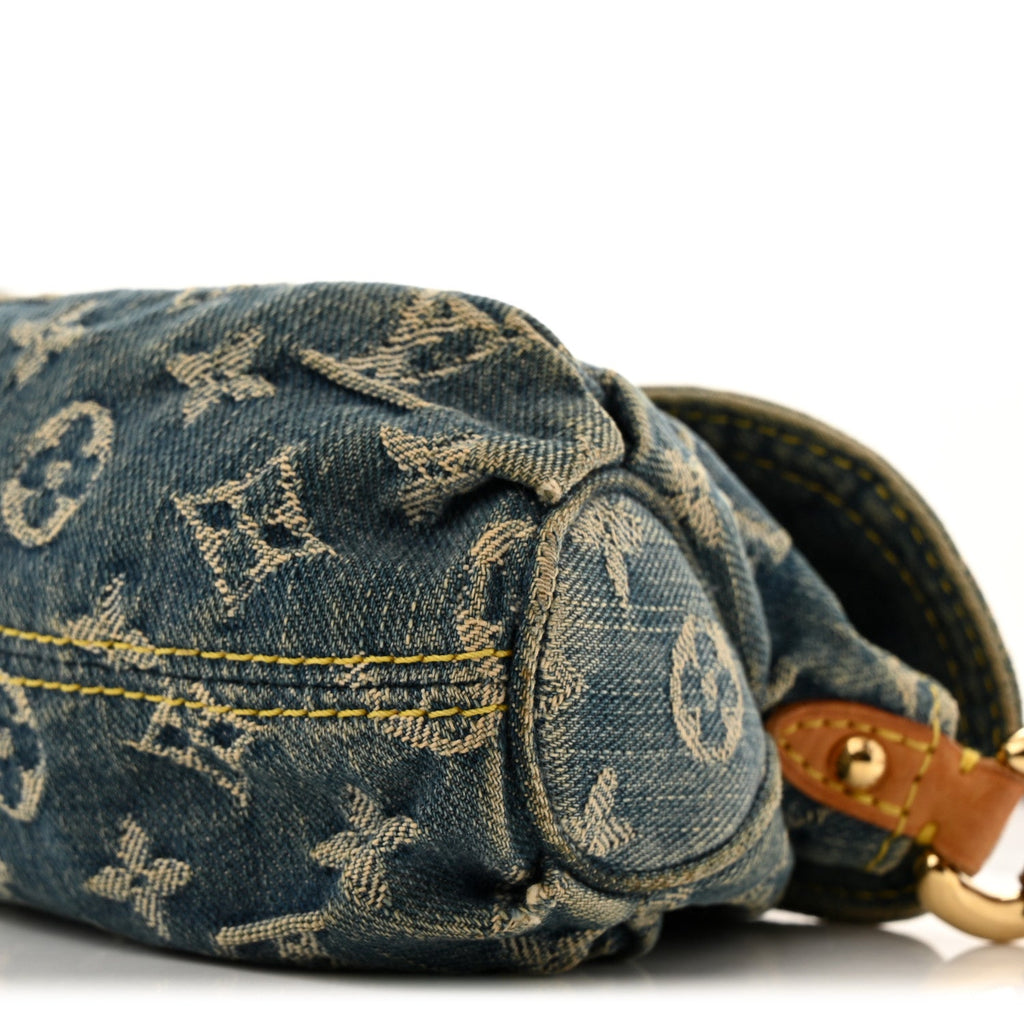 Louis Vuitton Monogram Denim Mini Pleaty Blue