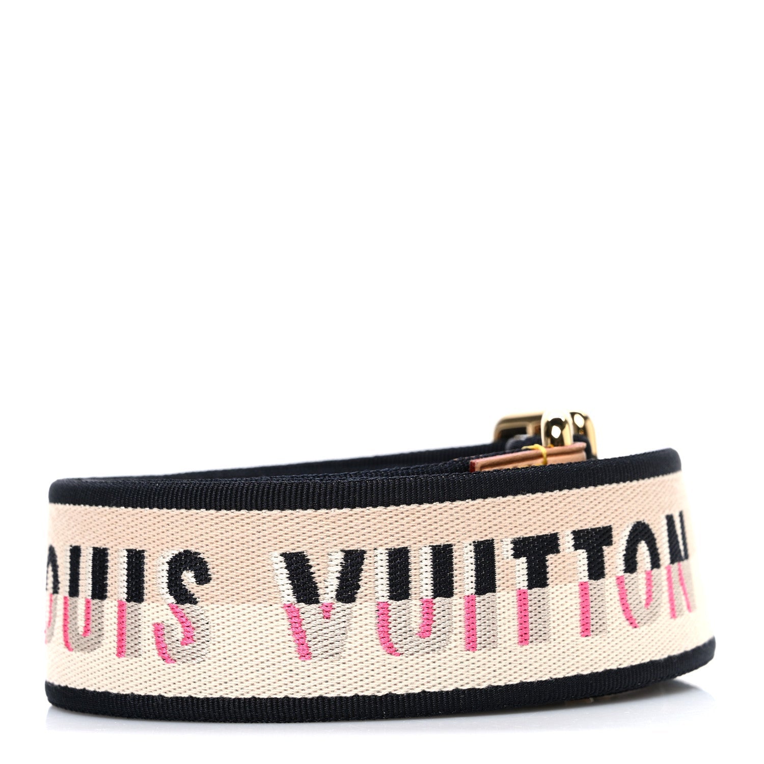 Louis Vuitton Jacquard Speedy Bandouliere 20 Shoulder Strap Black