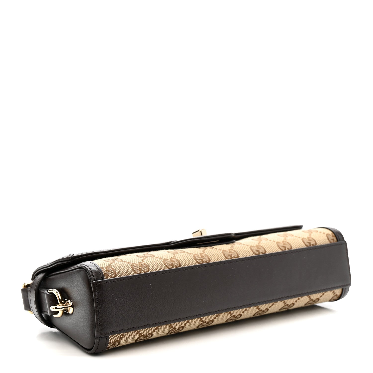Gucci GG Monogram Small Luce Shoulder Bag Beige Ebony