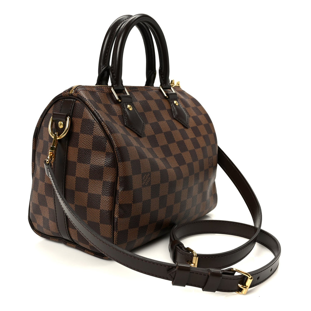 Louis Vuitton Damier Ebene Speedy Bandouliere 25