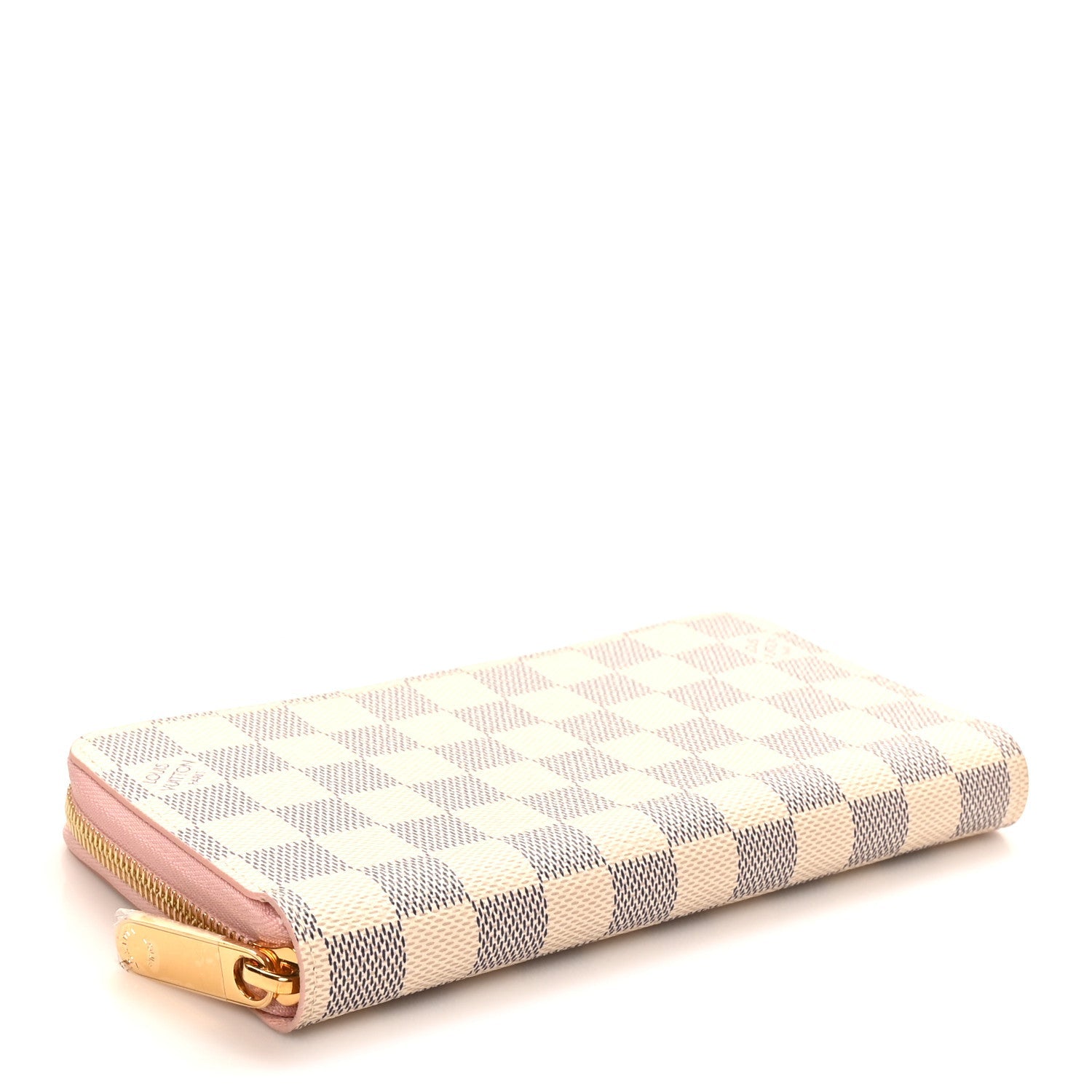 Louis Vuitton Damier Azur Zippy Wallet Rose Ballerine