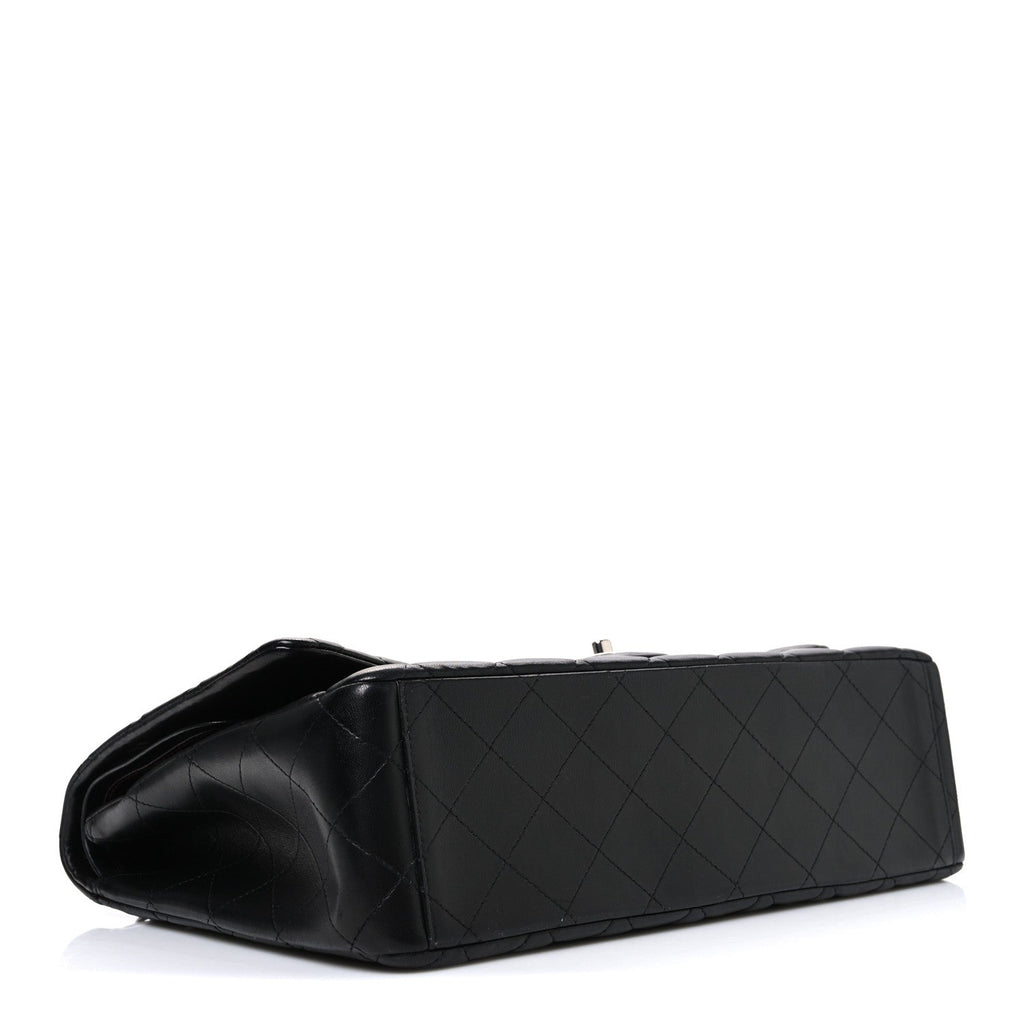 Chanel Lambskin Quilted Maxi Double Flap Black