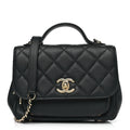 Chanel Caviar Quilted Small Business Affinity Flap Black