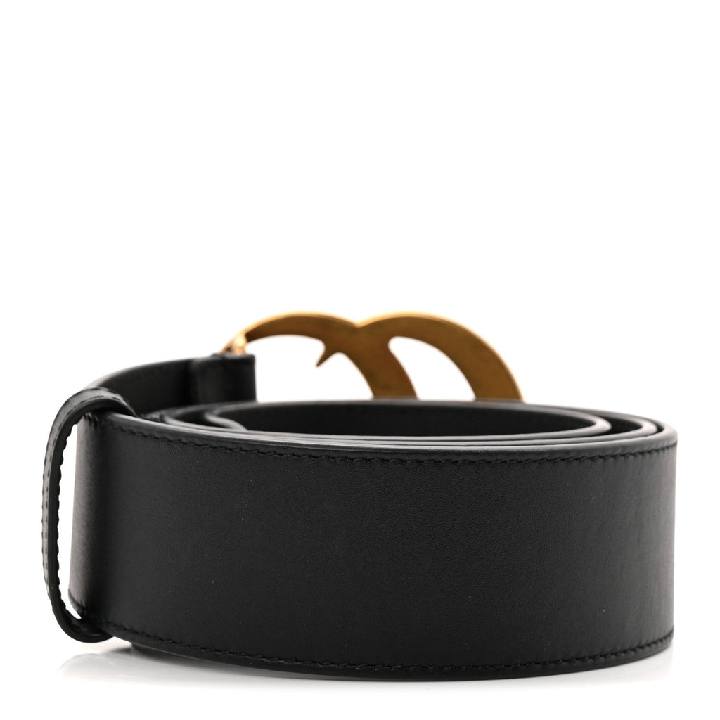 Gucci Calfskin Double G 40mm Belt 85 34 Black