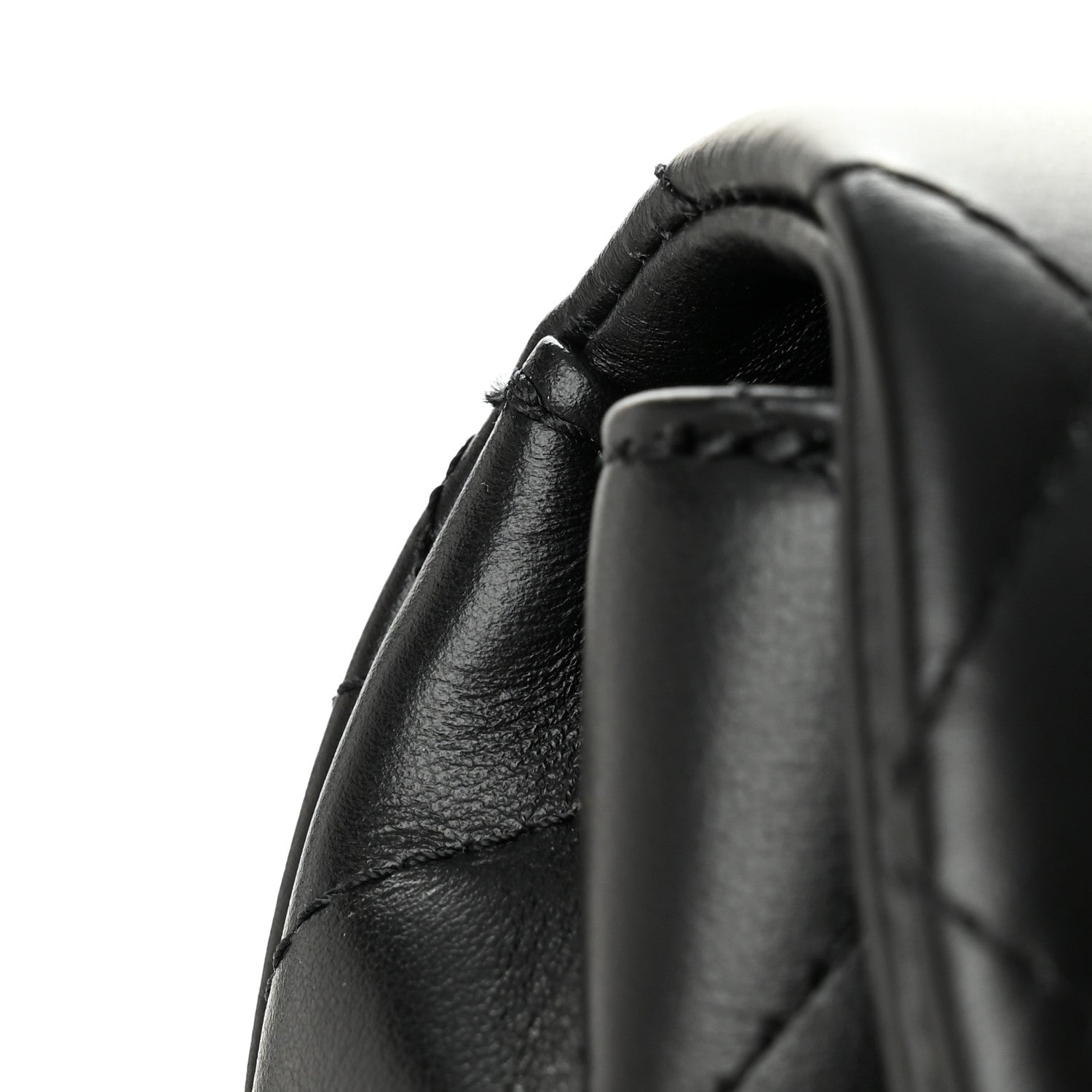 Chanel Calfskin Quilted CC Uniform Flap Belt Bag Black