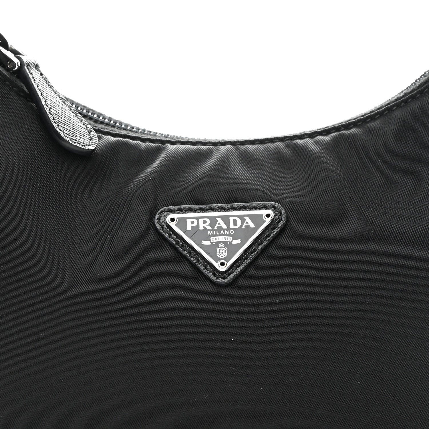 Prada Tessuto Nylon Mini Re-Edition 2000 Bag Black