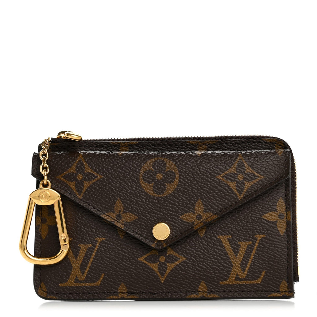 Louis Vuitton Monogram Recto Verso Card Holder Black